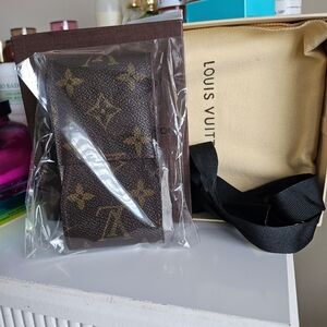 Authentic Louis Vuitton Cigarette Case With Authentic Louis Vuitton Box
